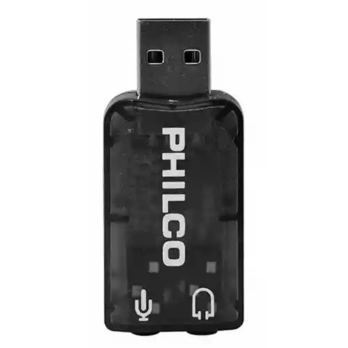 Tarjeta De Sonido Usb Stereo Philco Mac/pc