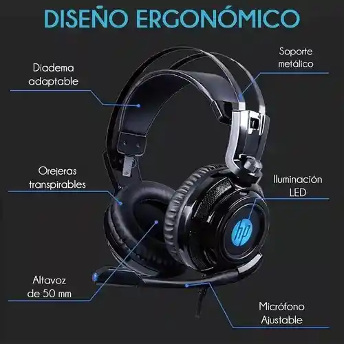 Audifono Hp Gaming Headset H200