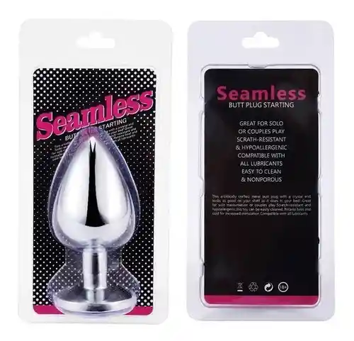 Joya Anal Plug Acero Inexpulsable S - Blister