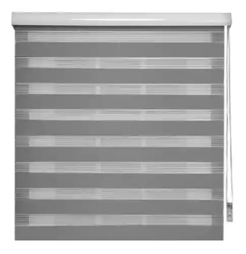 Cortina Roller Blackout Persianas Roller 150x200 Gris Liso