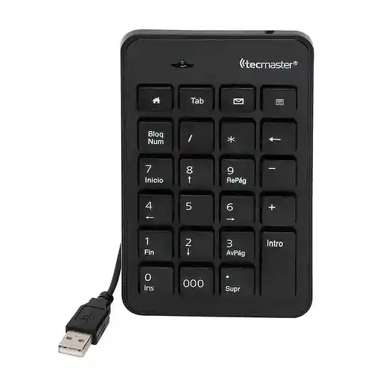 Teclado Numerico Tecmaster Con Cable