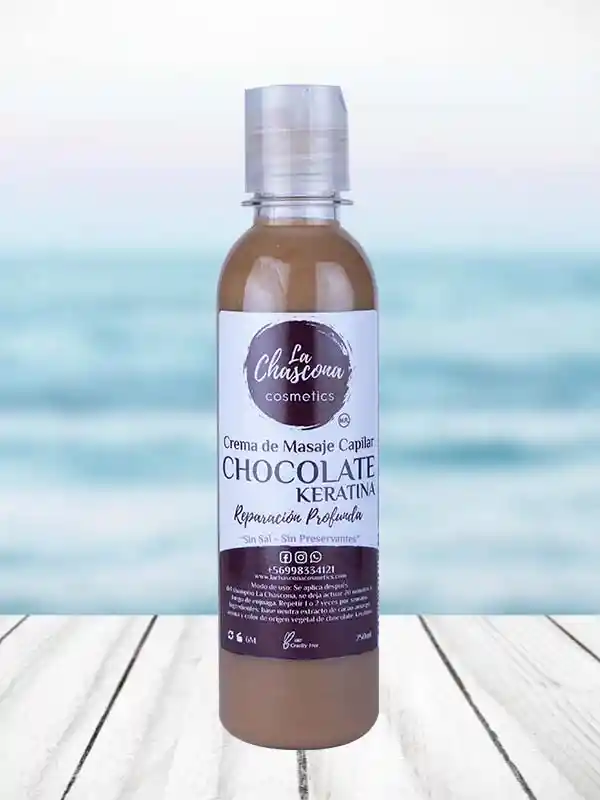 Crema De Masaje Capilar Chocolate Keratina