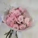 Ramo Sólo Rosas Rosadas 12 Varas