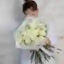 Ramo Sólo Rosas Blancas 25 Varas