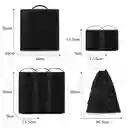 Bagsmart Kit De Cubos Para Embalaje 7 Piezas - Negro