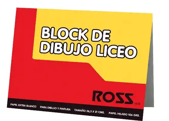 Block Liceo 10 Hojas Ross