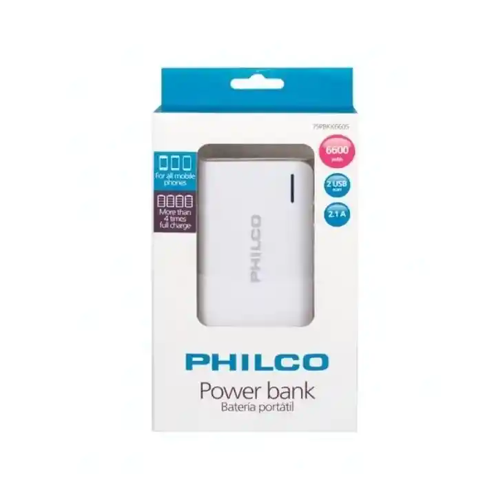 Power Bank Philco 6600 Mah