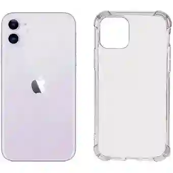 Carcasa Iphone 12 Transparente Reforzada+lamina Hidrogel Calidad Hd