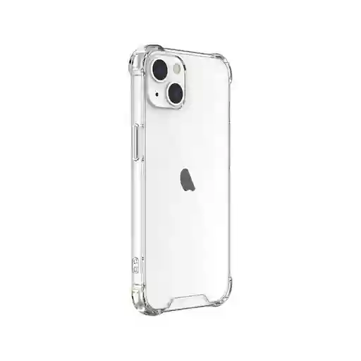 Carcasa Iphone 13 Transparente Reforzada+lamina Hidrogel Calidad Hd