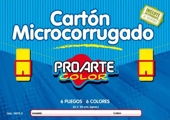 Est.carton Microcorrugado 6 Hjs Proarte