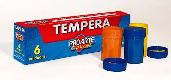 Tempera 6 Colores 15ml Proarte