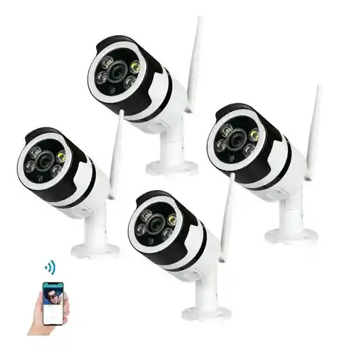Pack X4 Camara Ip Vigilancia Exterior Seguridad Wifi Yoosee