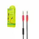 Cable Hoco Auxiliar Audio 3.5 Upa12 Negro