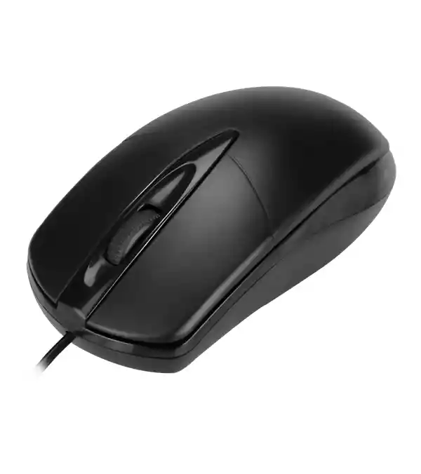 Mouse Philco Optico Con Cable Usb Negro