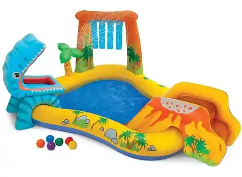 Piscina Inflable Centro Juegos Dinosaurio Intex Niños Bebés