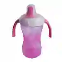 Vaso Entrenamiento Manilla Super Baby Boquilla Bebe Niños(rosa)