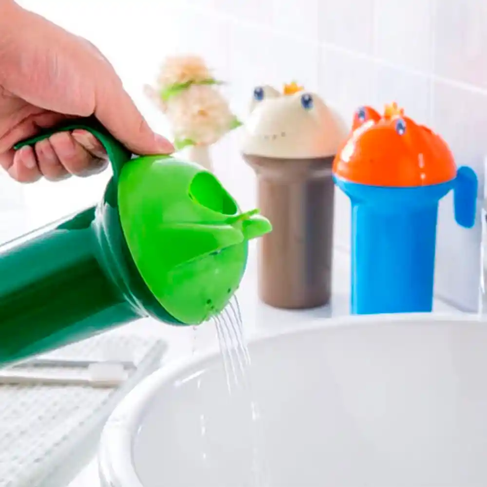 Vaso Enjuague Cascada Regadera De Ducha Baño Niños Bebes