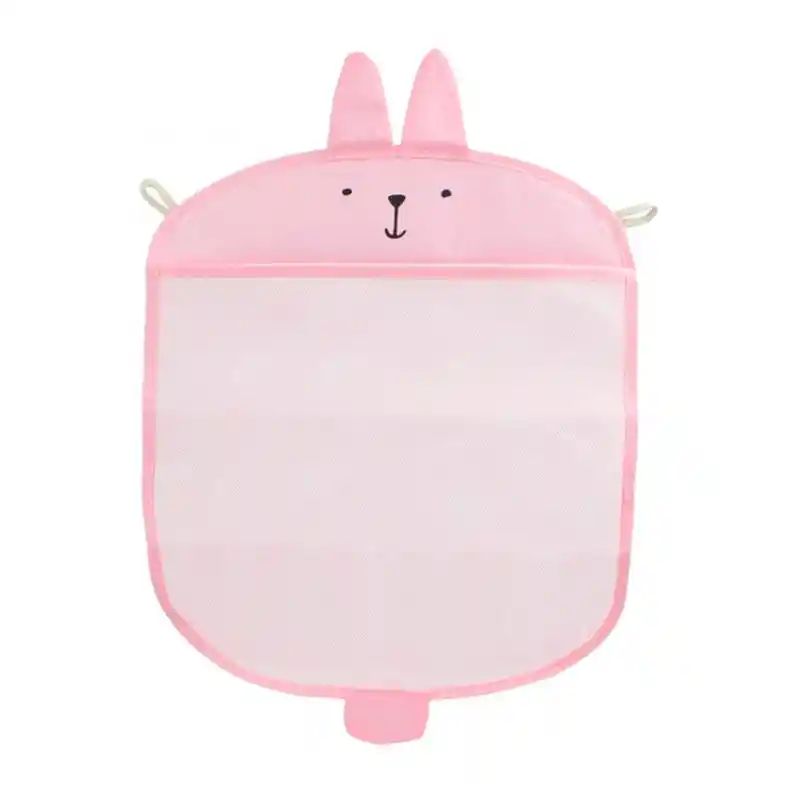 Bolsa Malla Almacenadora De Juguetes Para Baño Tina Niños (rosa)