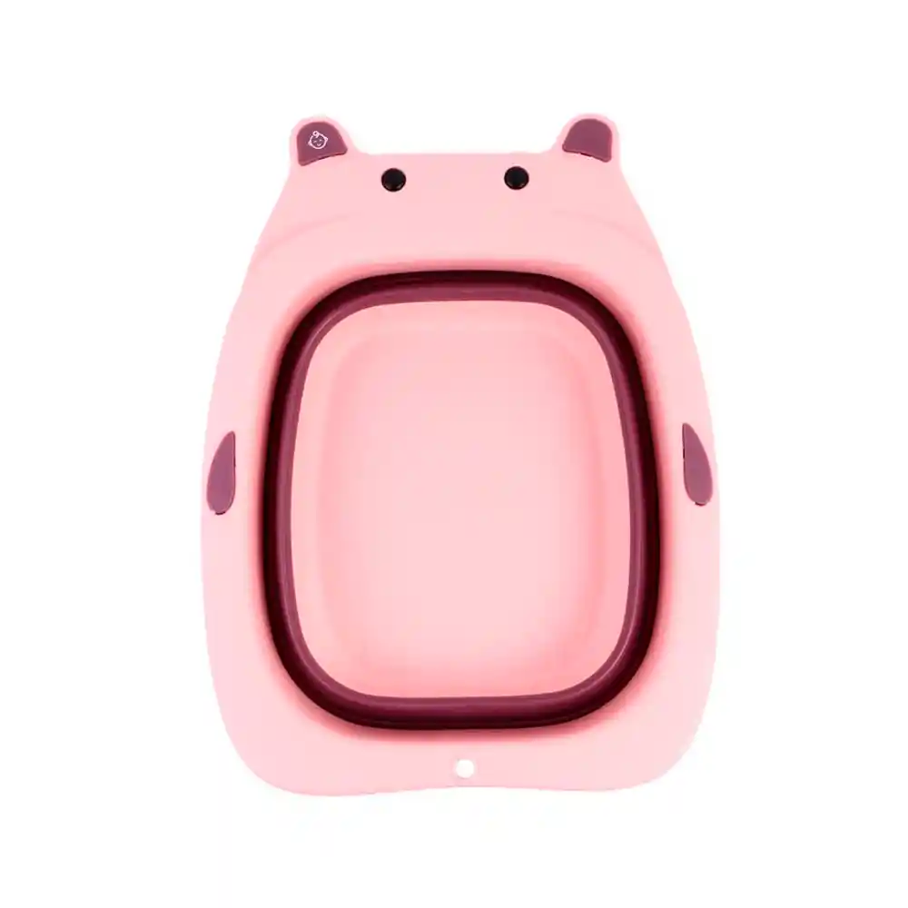 Tina Portátil Plegable Mini Bañera Lavabo Para Bebe (rosa)