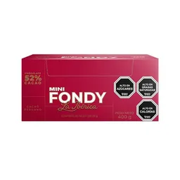 Barra Mini Fondy 20 Gr X 20 Piezas