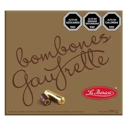 Caja Regalo Bombón Gaufrette 180 Gr