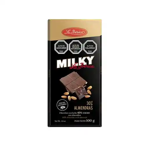 Tabl. Milky Almendras X 100 Gr