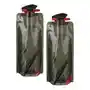 X2 Botellas Deportivas Botella Plegable Bolsa De Agua 700ml