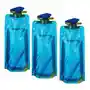 X3 Botellas Deportivas Botella Plegable Bolsa De Agua 700ml