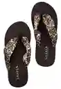 Sandalias Mujer Estampado Leopardo Talla 37