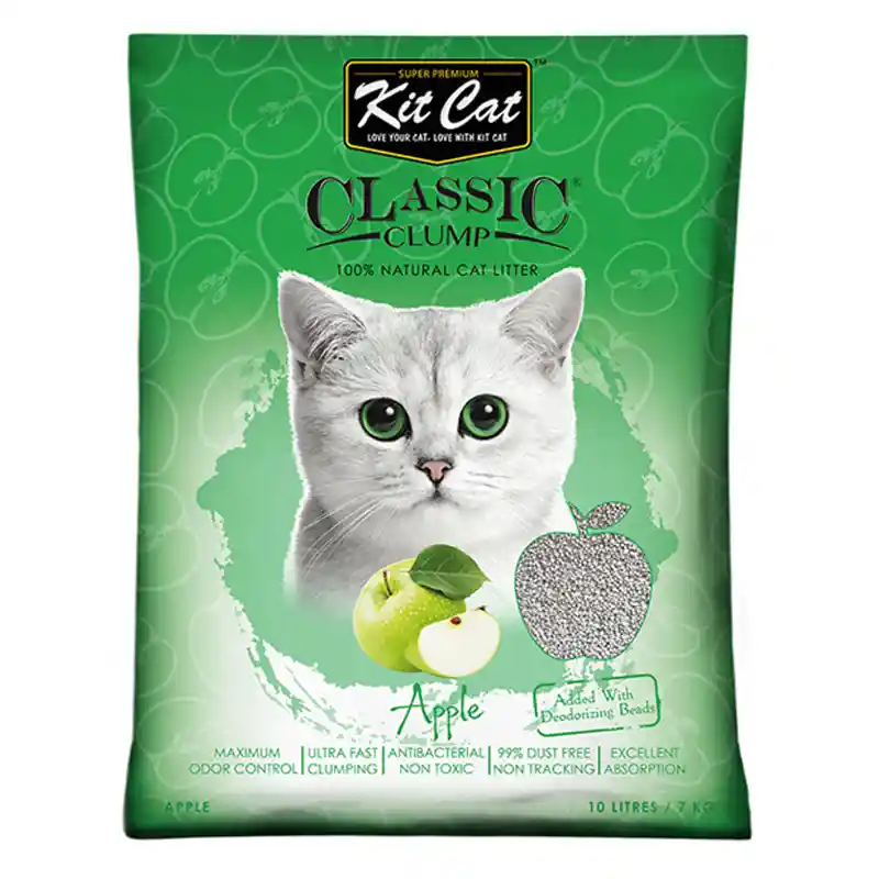 Kit Cat - Arena Para Gatos Manzana 7 Kg