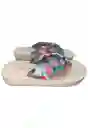 Sandalias Mujer Estampado Flores Talla 37