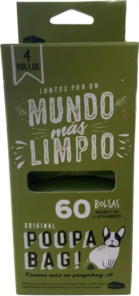 Bolsas Biodegradables (4 Rollos)