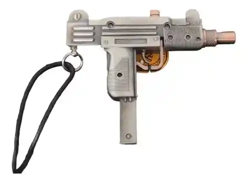 Encendedor Mini Uzi Laser Arma Mini Uzi Recargable