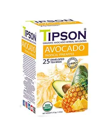 Organic Avocado Herbal Infusions - Tipson Avocado Tropical Pineapple