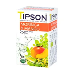 Organic Caffeine Free Herbal Infusions - Tipson Moringa & Mango