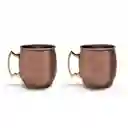 Set De 2 Mugs De Cobre Wayu