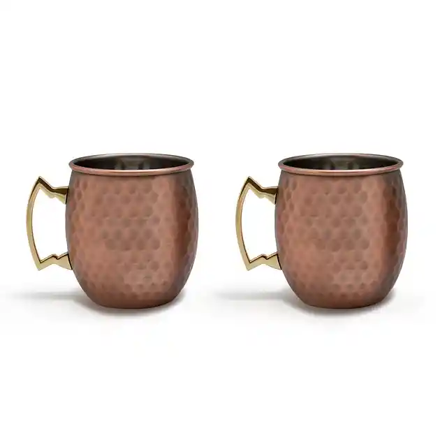 Set De 2 Mugs De Cobre Wayu