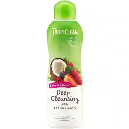 Tropiclean, Shampoo Limpieza Profunda, Berries Y Coco (dog Cat) (592 Ml)