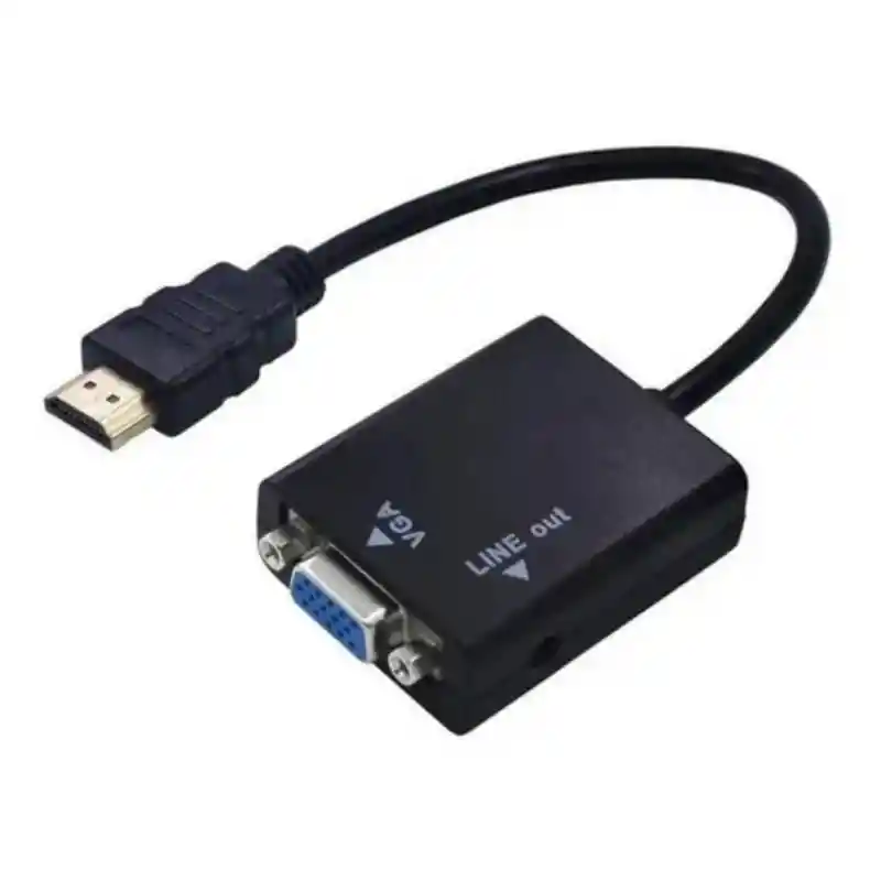 Convertidor-adaptador De Audio Y Video Vga-hdmi