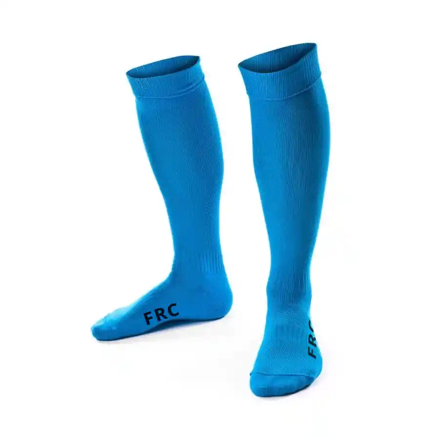 1 Par De Medias De Fútbol Deportivas Color Celeste , Juvenil / Forcecl