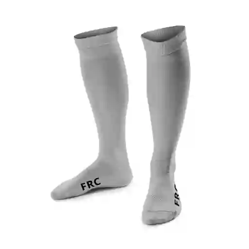 1 Par De Medias De Fútbol Deportivas Color Gris, Juvenil / Forcecl