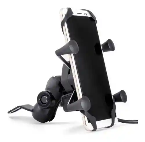 Porta Celular Moto Cargador Bateria Celular Motocicleta 12v