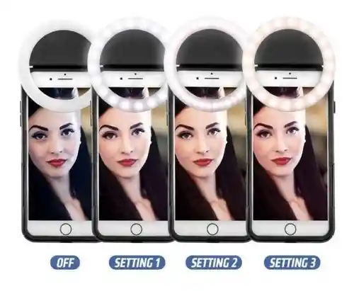 Anillo De Luz Para Celular Anillo Selfie Foto Aro Selfie Usb