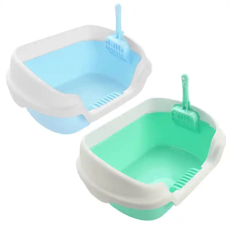 Baño Sanitario Ancho Para Gatitos - Verde