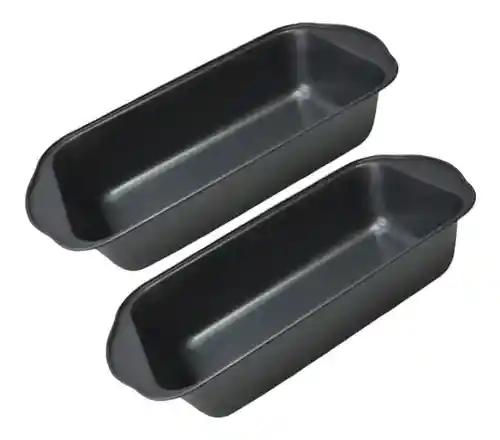 Pack X2 Moldes Para Pan Repostería Tortas Molde De Queques