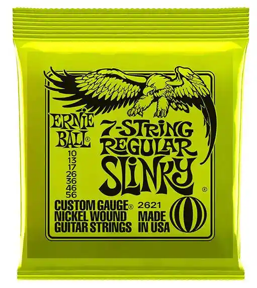 Ernie Ball P02621 Nickl 7 Reg Slinky 10/56