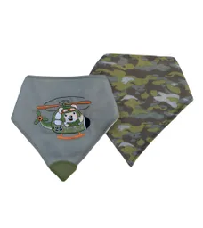 Set De Baberos Tipo Bandana Militar