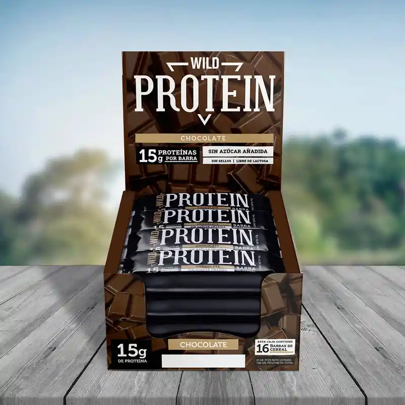 Barritas De Proteina - Wild Protein - 16u. Chocolate