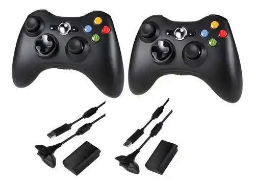 X2 Control Joystick Xbox 360 Inalambrico + Cargador Batería