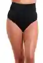 Bikini Calzón Tiro Alto Negro Talla M Samia